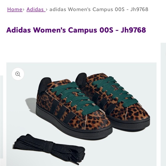 Adidas Women's Campus 00S Sneakers - Picture 2 of 3